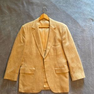 Men’s linen dinner jacket. Small. Retro.